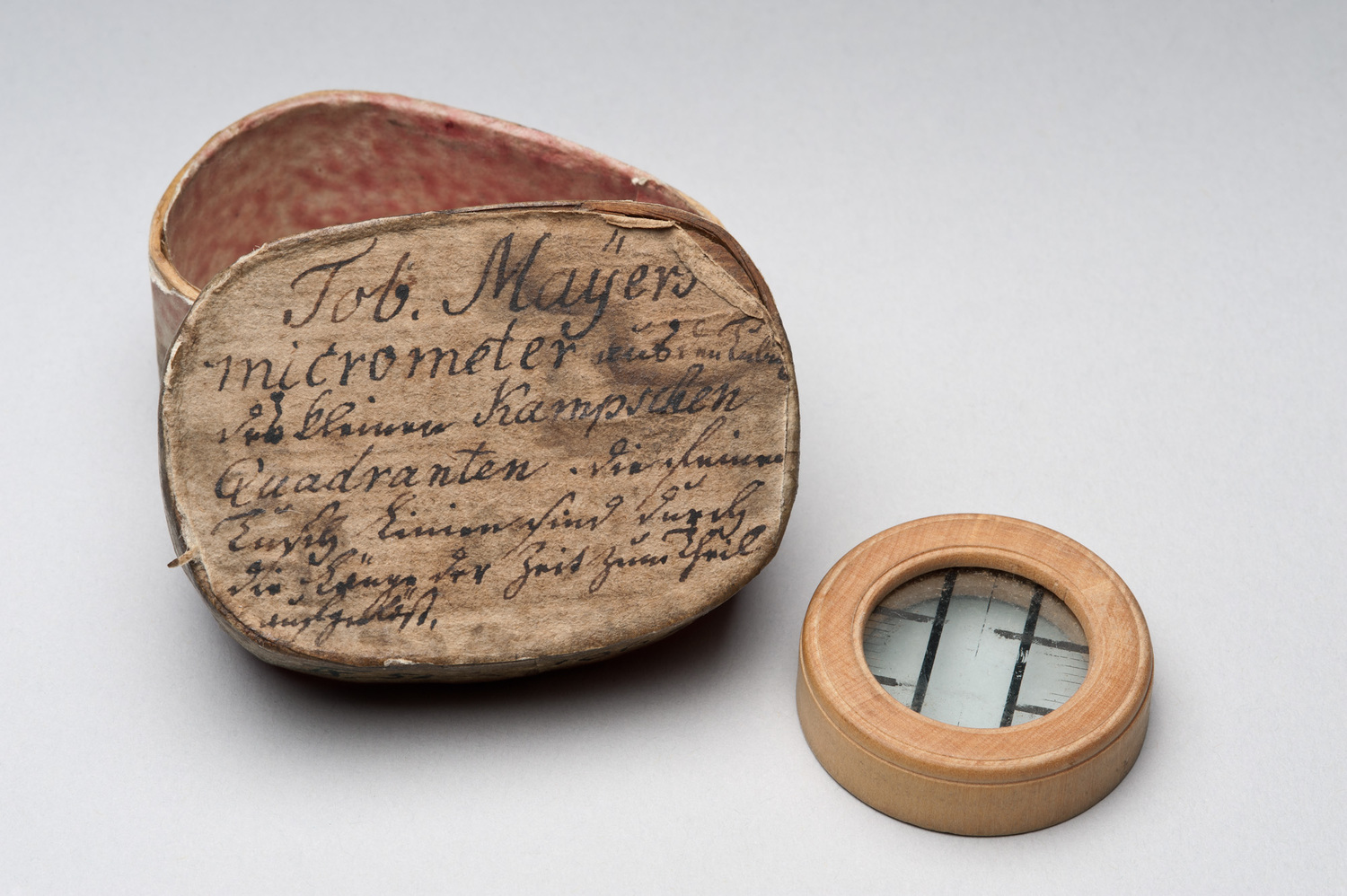 Micrometer: Messgerät von Tobias Mayer.