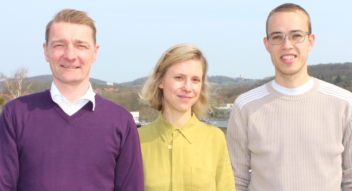 Das Team des Green Office der Universität Göttingen: Marco Lange, Katharina Behringer und Paul Schmidt (von links).
