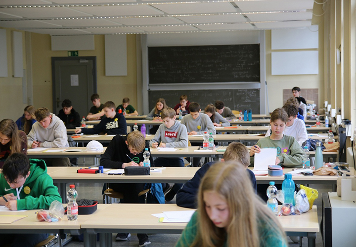 Die Mathetalente haben sich in den Landesrunden qualifiziert wie hier bei der niedersächsischen Landesrunde in Göttingen.