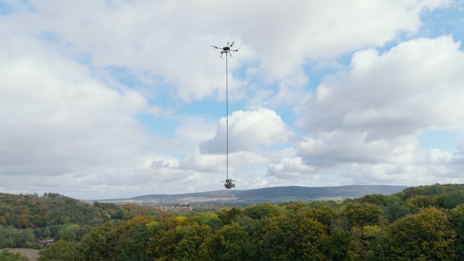Die „Isodrone“ mit entnommener Probe.