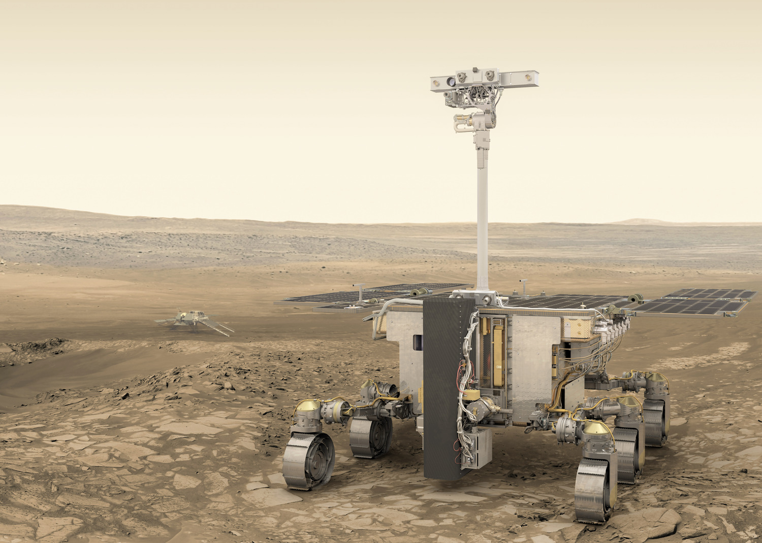 Ab 2030 soll der ESA-Rover Rosalind Franklin auf dem Mars nach Überresten von Leben suchen.