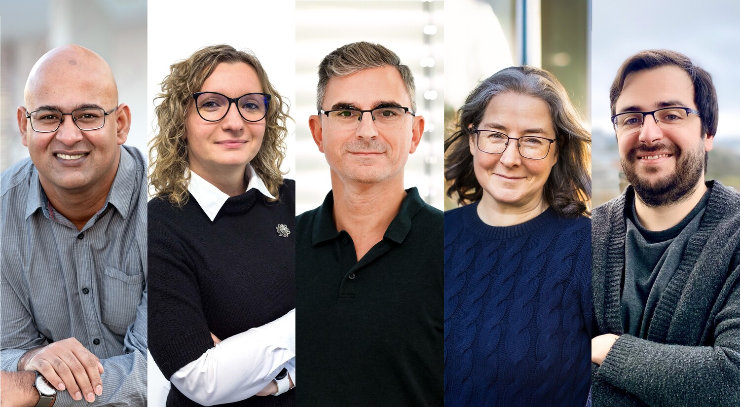From left to right: Dr Ashwin Chari, Junior-Professor Anna Krawczuk, Professor Ricardo Mata, Professor Arwen Pearson and Dr Marti Gimferrer